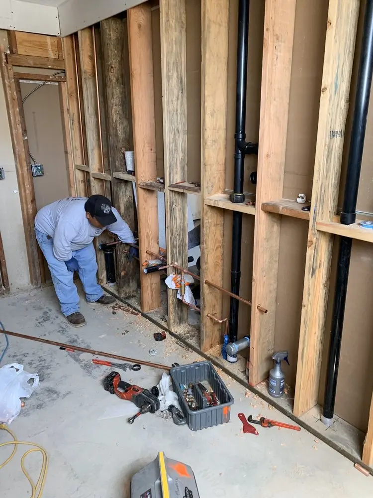 Commercial rough-in plumbing for Commercial Plumbing in New Lancaster